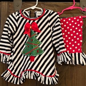 Rare editions Christmas set for little girls. Size 3T.